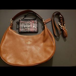 Coach handbag, free coach wristlet